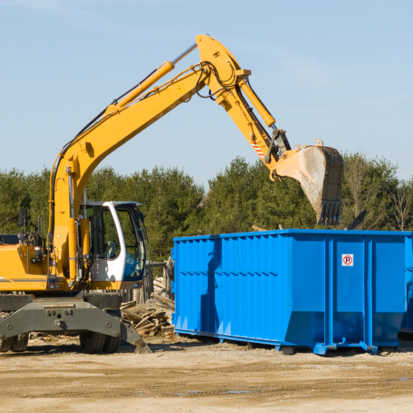 how does a residential dumpster rental service work in College City California